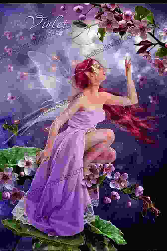 A Beautiful Illustration Of A Fairy Surrounded By Flowers And Butterflies The Lay Of Lif (The Faerie Tales 2)