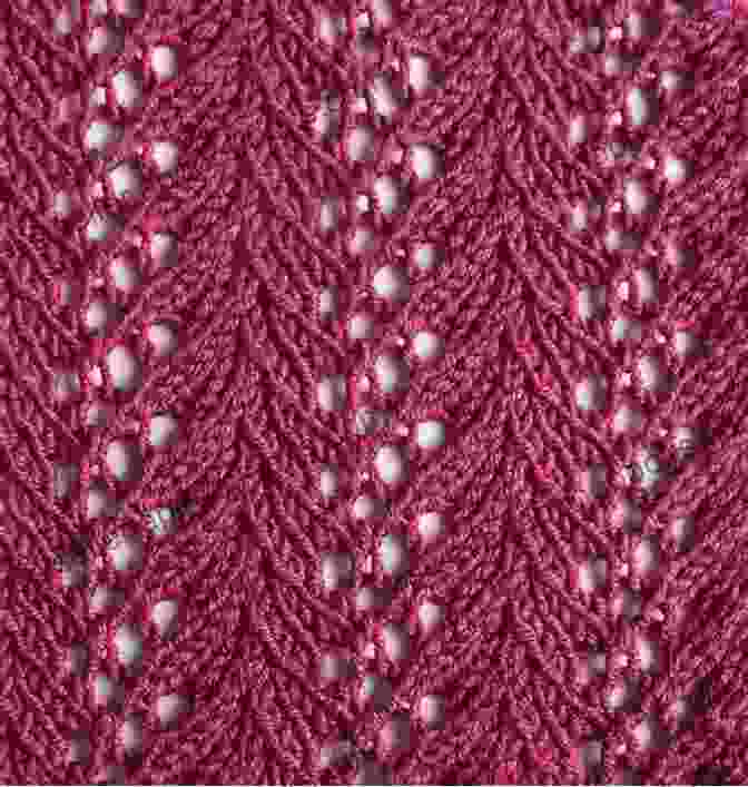 A Close Up Of A Knitted Lace Pattern Learn To Knit Love To Knit