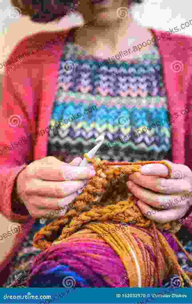 A Left Handed Woman Smiling While Crocheting With Brightly Colored Yarn And A Hook How To Crochet Left Handed Stitches: Basic Crochet Patterns And Guide For Left Handers: Left Handed Crochet Tutorials