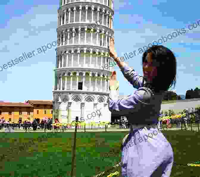 A Mischievous Tourist Attempting To Climb The Leaning Tower Of Pisa The Innocents Abroad: With Original Illustration