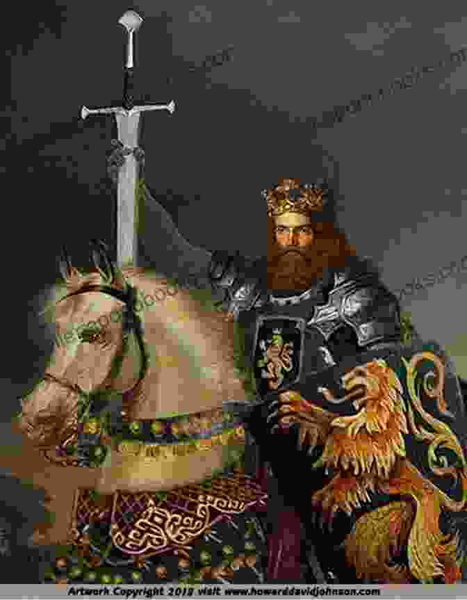 A Regal Image Of King Arthur Seated On His Throne, Surrounded By His Loyal Knights, Holding Excalibur. Golden King (Excalibur 3) John Pirillo