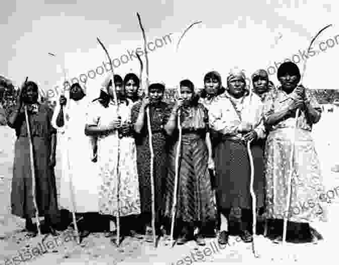 A Spanish Missionary Stands Among A Group Of Pima People. A Pima Past Anna Moore Shaw