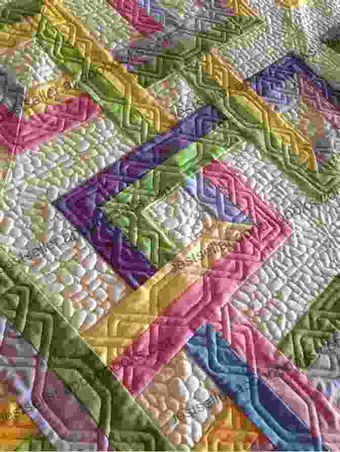 A Vibrant Quilt Showcasing Intricate Free Motion Quilting Designs, Inviting The Reader To Explore The Boundless Possibilities Of The Technique. Free Motion Quilting With Angela Walters: Choose Use Quilting Designs On Modern Quilts