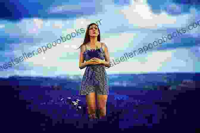 A Woman Sitting In A Field, Surrounded By Flowers And Gazing At The Sky, Symbolizing The Process Of Cultivating Inspiration Thoughts Become Things: Creative Moments Creating Moments