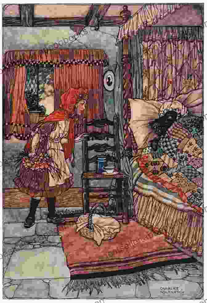 An Open Book With Illustrations Depicting Scenes From Grimm Fairy Tales Grimm S Fairy Tales: Complete And Illustrated ( A To Z Classics)