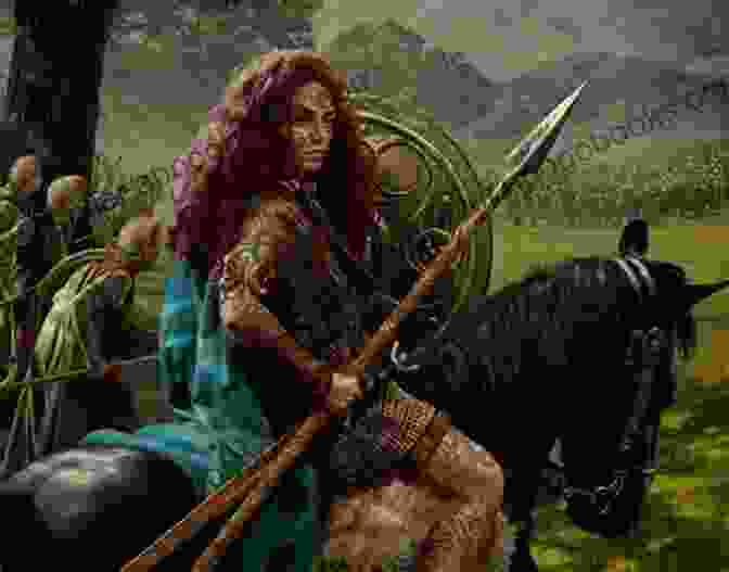 Boudica And Her Followers Clashing With Roman Soldiers Rebel Queen: A Novel Michelle Moran