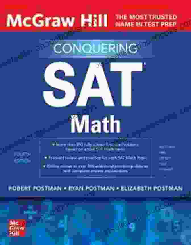 Conquering SAT Math Fourth Edition Textbook Cover McGraw Hill Conquering SAT Math Fourth Edition