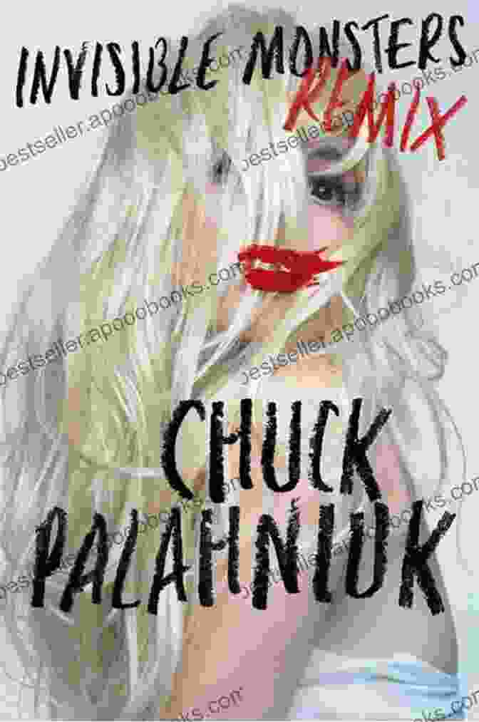 Cover Of 'Invisible Monsters Remix' By Chuck Palahniuk, Featuring A Woman's Head With Visible Stitches And Scars Invisible Monsters Remix Chuck Palahniuk