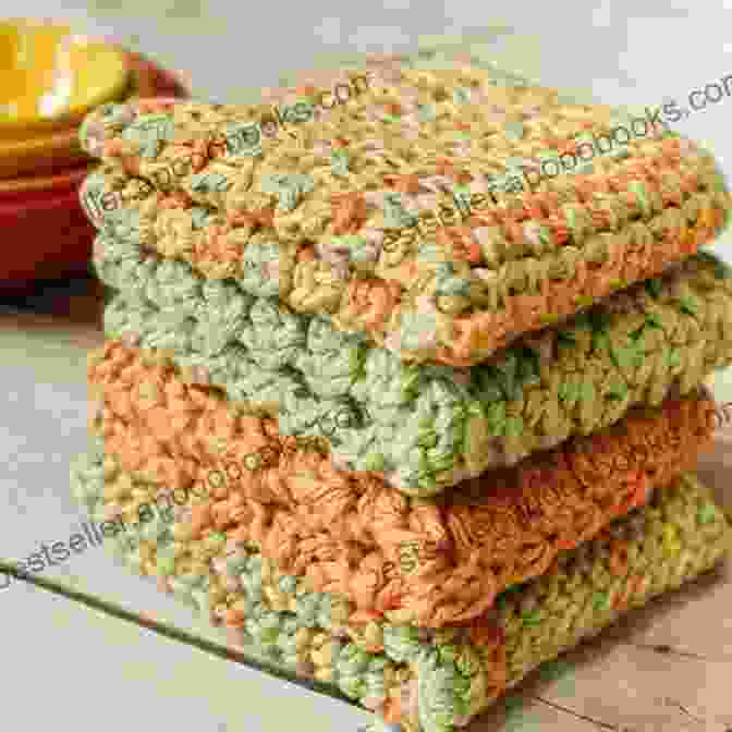 Crocheted Dishcloths In Various Colors And Patterns Dishcloths Making Tutorials: Simple And Detail Dishcloths Crochet Tutorials For Beginners