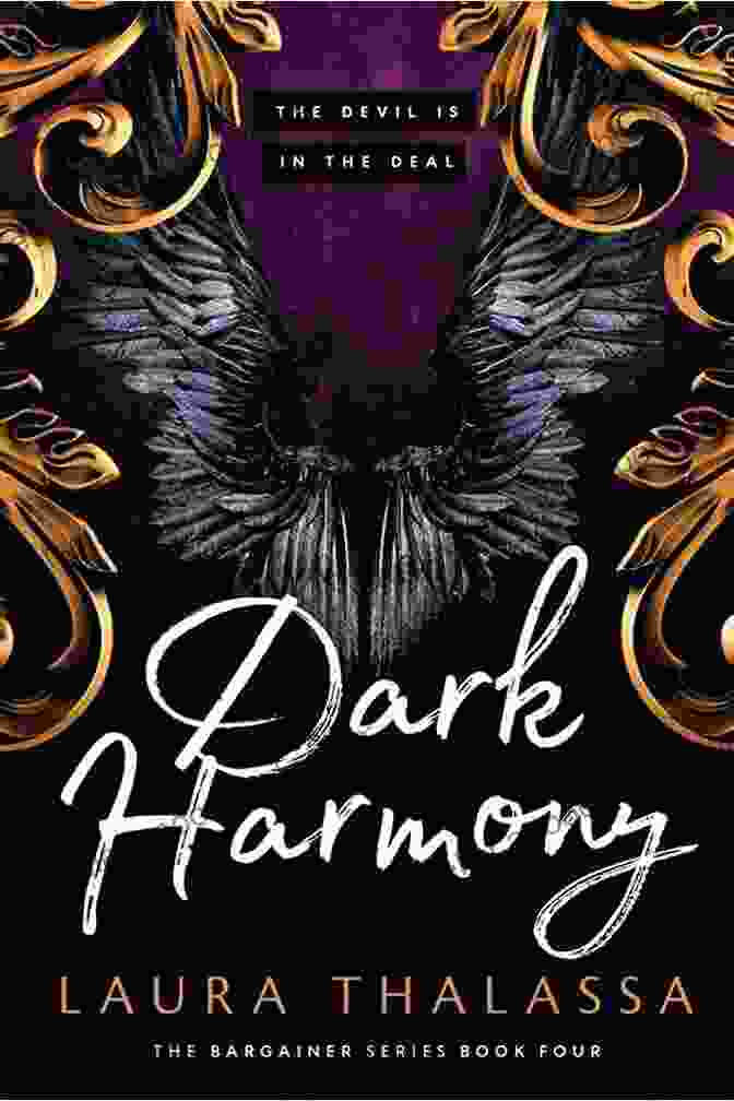 Dark Harmony: The Bargainer Book Cover Featuring A Young Woman With Glowing Eyes And A Magical Orb Dark Harmony (The Bargainer 4)