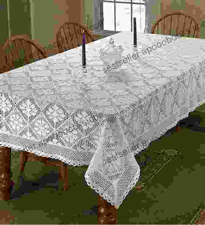 Delicate Lace Crochet Tablecloth With Intricate Edging Simple Lace Crochet Pattern John Toal