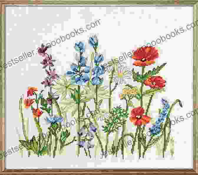 Exquisite Cross Stitch Patterns Of Winter Flowers, Capturing Their Delicate Beauty And Vibrant Hues Cross Stitch Pattern Winter Flower