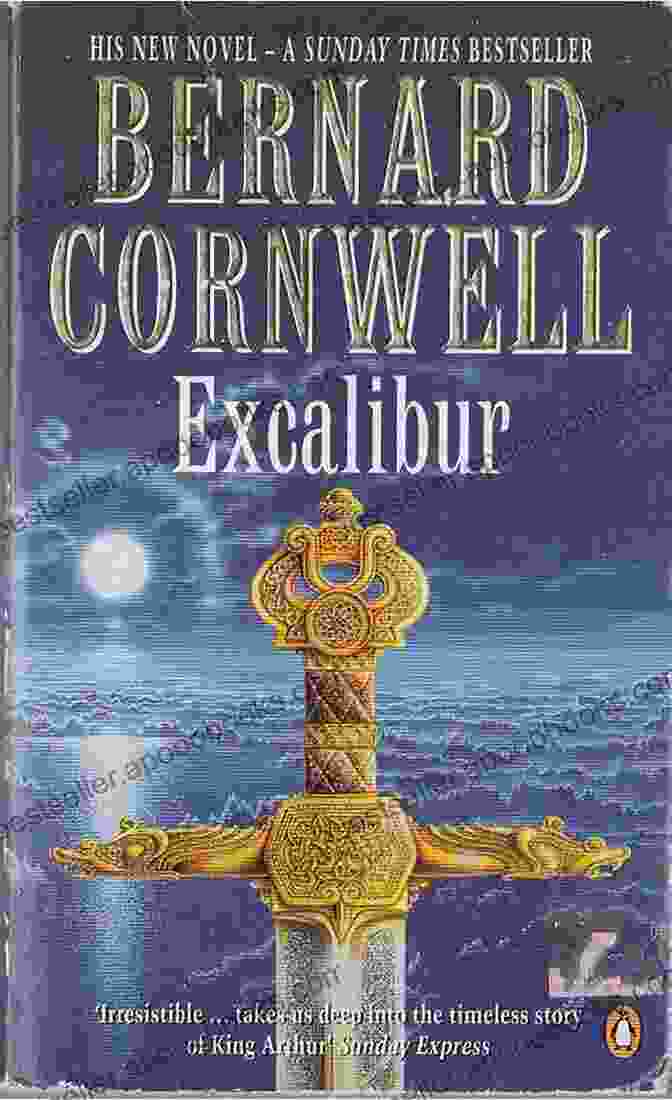 Golden King Excalibur Book Cover Displaying A Majestic Golden Sword Amidst Swirling Mists And A Distant Castle. Golden King (Excalibur 3) John Pirillo