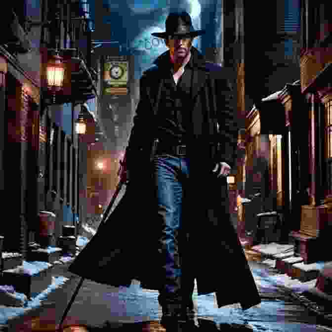 Harry Dresden, A Private Investigator With A Supernatural Touch, Standing In A Shadowy Alley Ghosts Of Gotham Craig Schaefer