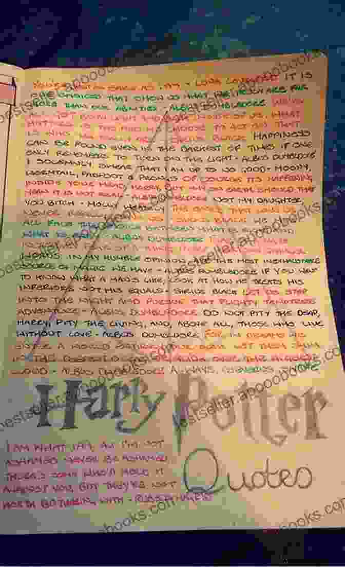 Harry Potter Writing In A Notebook Teaching Harry Potter To Creative Writers: An Educator S Guide