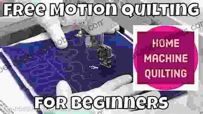 Image Of A Quilter Troubleshooting A Free Motion Quilting Machine Dancing With Thread: Your Guide To Free Motion Quilting