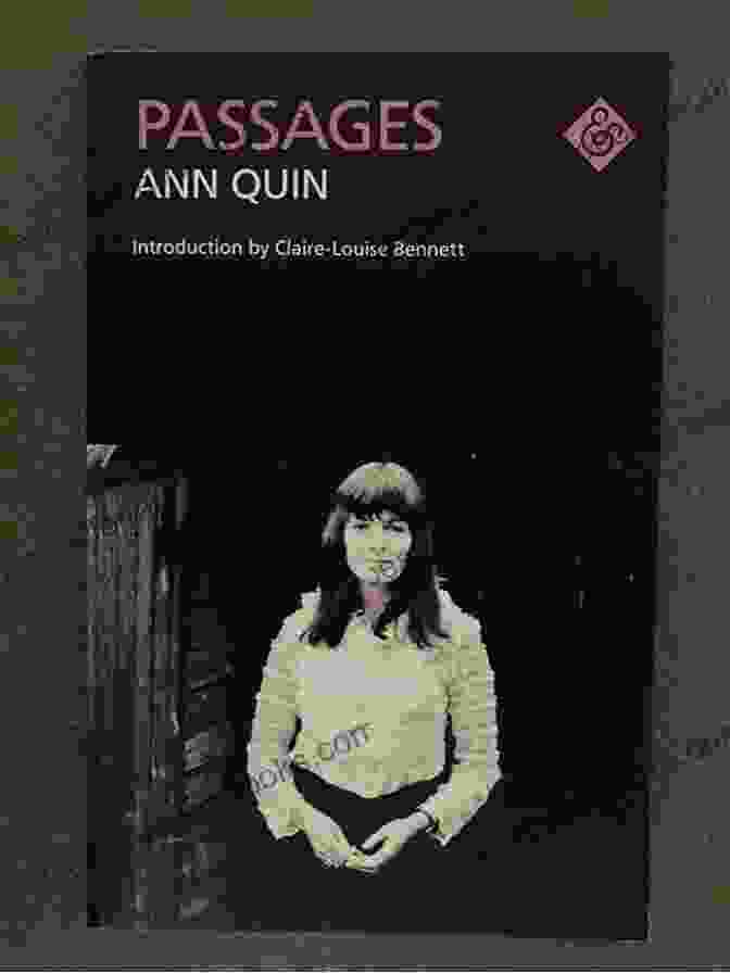 Passages Book Cover By Ann Quin, Featuring A Fragmented Image Of A Woman's Face Against A Vibrant Backdrop. Passages Ann Quin