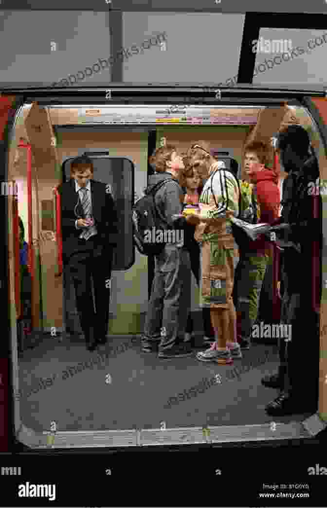 Passengers Boarding The Central Line Train At Oxford Circus Station In 1993 Central Line A Day Trip To Ongar 1993