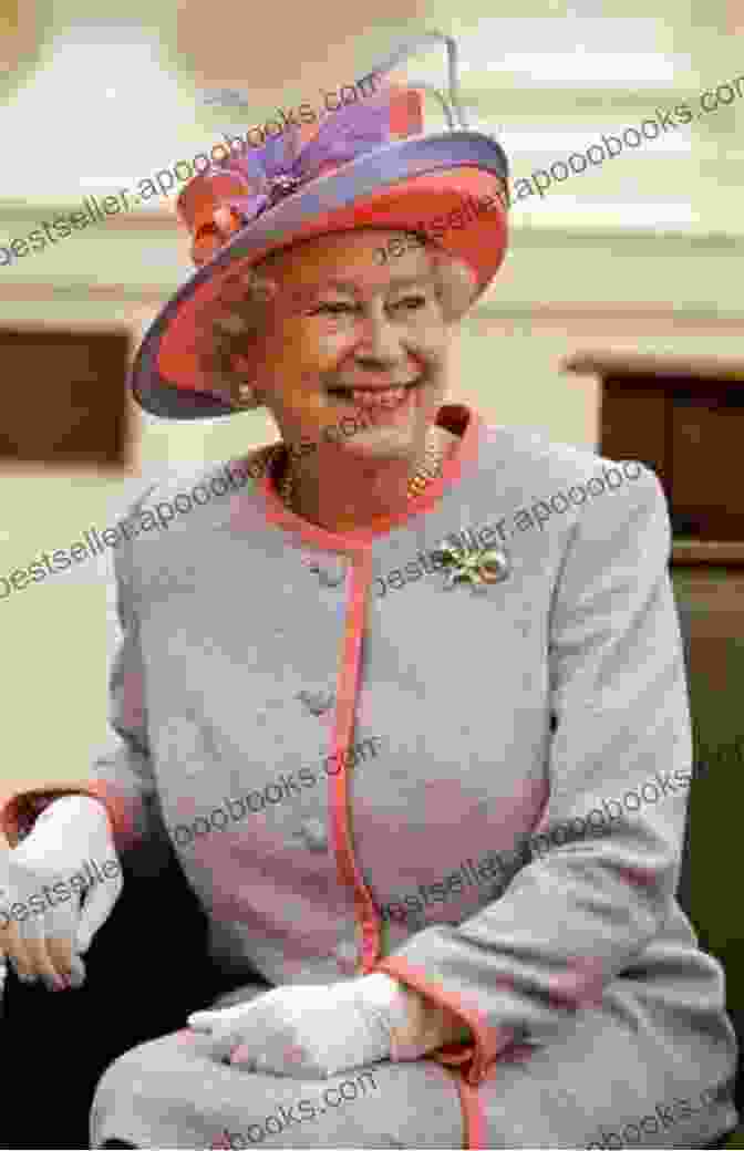 Portrait Of Queen Elizabeth I, An Elderly Woman With White Hair And A Red Dress, Wearing A Crown And Holding A Scepter. The Virgin Widow Anne O Brien