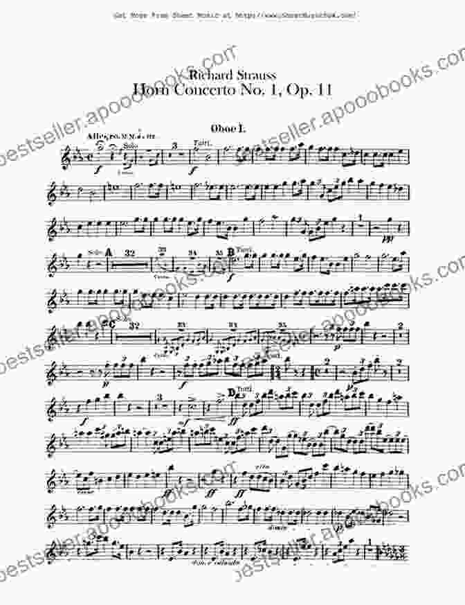 Richard Strauss, Horn Concerto No. 1 Sheet Music Easy Classical Masterworks For French Horn: Music Of Bach Beethoven Brahms Handel Haydn Mozart Schubert Tchaikovsky Vivaldi And Wagner