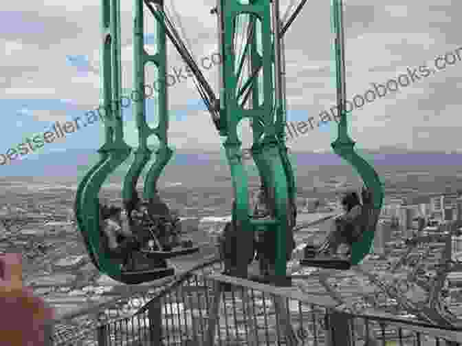 The Thrilling Roller Coasters At The Stratosphere Tower, Offering Breathtaking Views Of The Las Vegas Skyline. Landing In Las Vegas: Commercial Aviation And The Making Of A Tourist City (Shepperson In Nevada History)