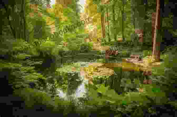 Tranquil Scene Of Walden Pond Surrounded By Lush Greenery Walden By Haiku Ian Marshall