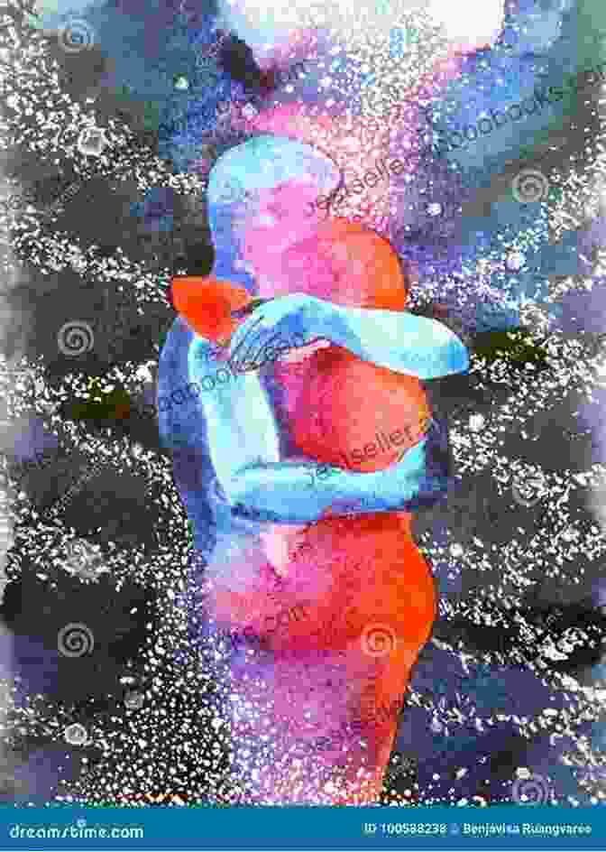 Two People Hugging, Surrounded By A Glowing Aura Each Other S Mirror (Singles Classic)