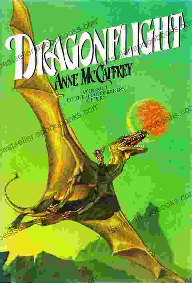 Volume III Of The Dragonriders Of Pern Book Cover Featuring A Dragon And Rider Against A Colorful Sky The White Dragon: Volume III Of The Dragonriders Of Pern