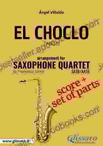 El Choclo Saxophone Quartet score parts: tango