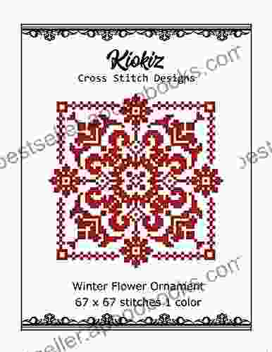 Cross Stitch Pattern Winter Flower