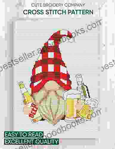 Cross Stitch Pattern Beer Gnome : Counted Cross Stitch