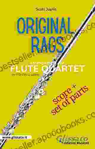 Original Rags Flute Quartet Score Parts: Ragtime Two Step